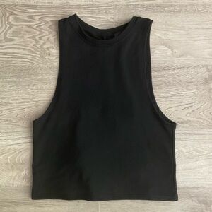 Carbon38 macrame back sleeveless top